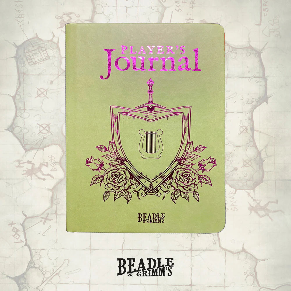 Beadle & Grimm's Player's Journal - Sage Green Heraldry