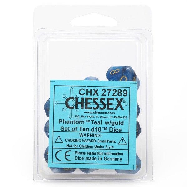 d10 Clamshell Phantom Teal with Gold (10)