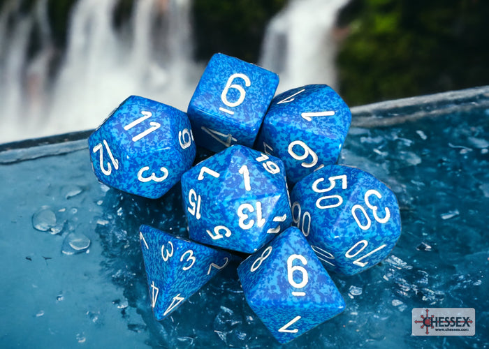 Speckled: Water Polyhedral 7-dice Set