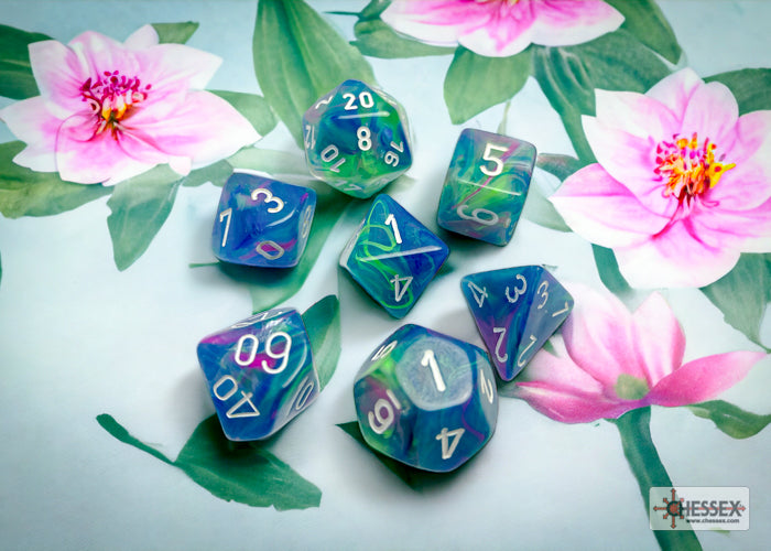Festive Polyhedral 7 Dice Set