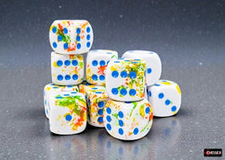 Chessex Dice: 16mm d6 Dice Block (12 Dice)