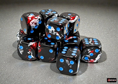 Chessex Dice: 16mm d6 Dice Block (12 Dice)