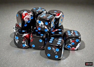 Chessex Dice: 16mm d6 Dice Block (12 Dice)