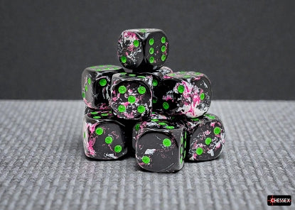 Chessex Dice: 16mm d6 Dice Block (12 Dice)