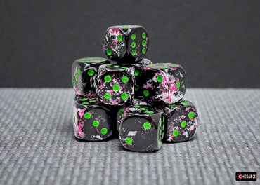 Chessex Dice: 16mm d6 Dice Block (12 Dice)