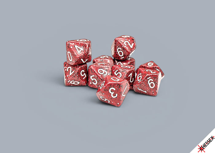 Chessex Speckled Set of Ten D10's