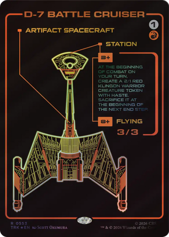 D-7 Battle Cruiser (Showcase) [Star Trek]