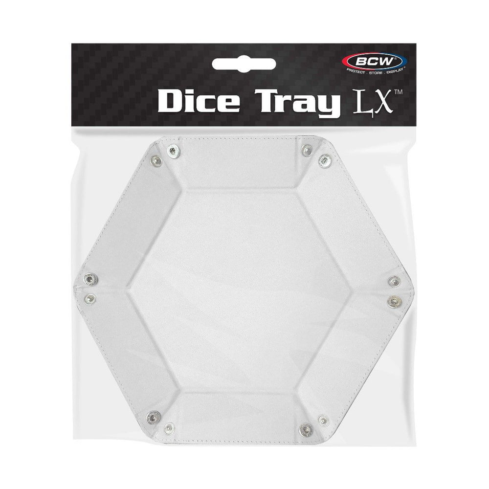 Hexagon Dice Tray- White