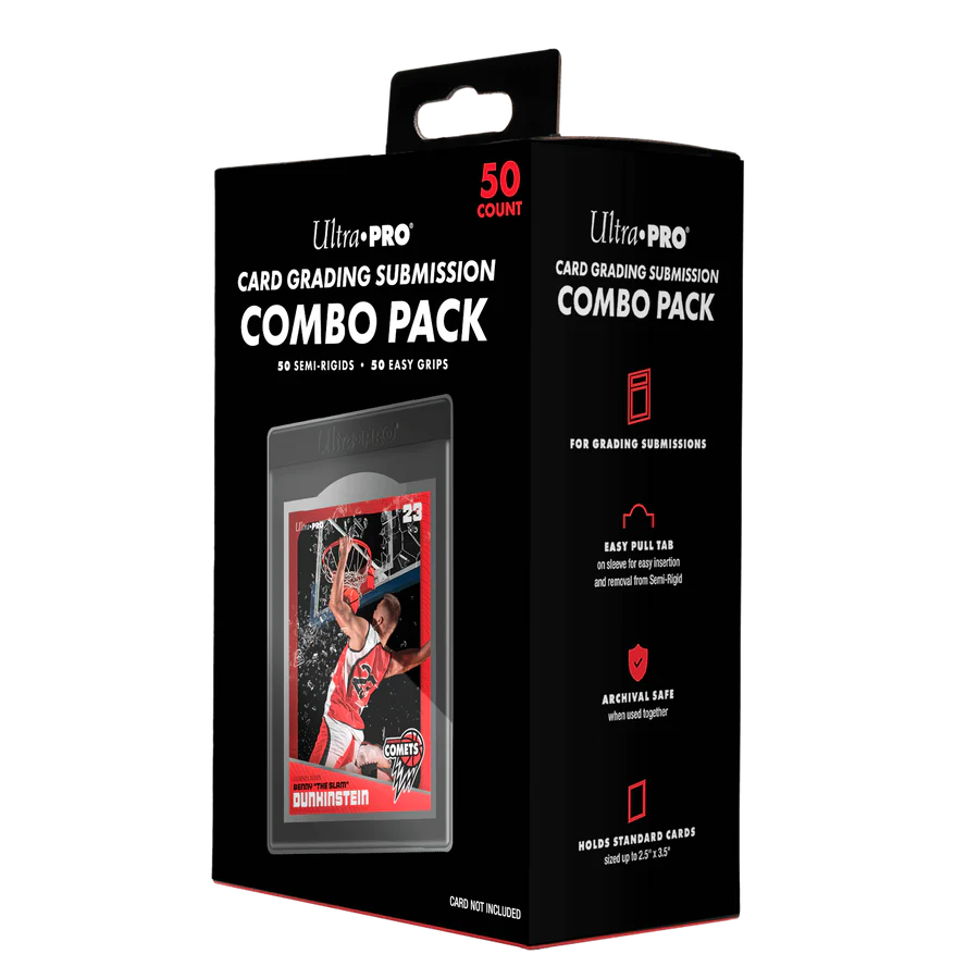 Grading Card Submission Combo Pack - Semi-Rigids & Easy Pull Sleeves 50ct