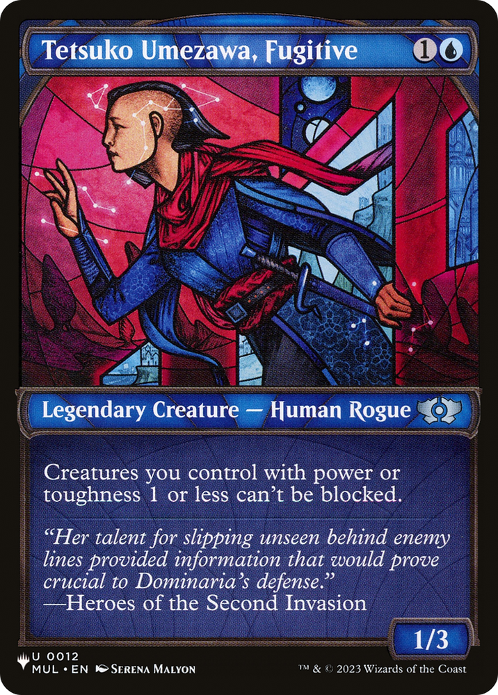Tetsuko Umezawa, Fugitive (MUL) [The List]