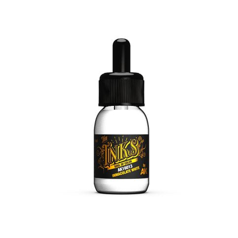 The Inks, Soul of Color by AK Interactive - Inmaculate White