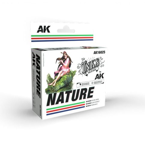 The Inks, Soul of Color by AK Interactive - Nature Ink Set