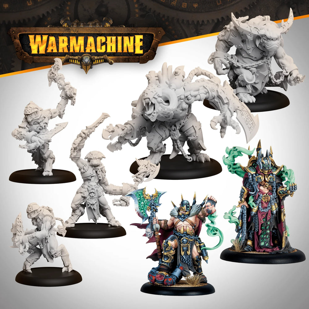 Warmachine: Orgoth Sea Raiders Cursebound Command Cadre