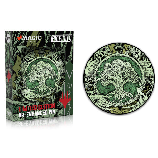 Pin MTG Phyrexia All Will Be One- Forest Mana AR Pin.