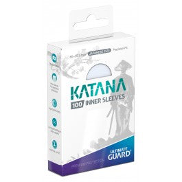 Katana Japanese Size Inner Sleeves - Clear (100-Pack)