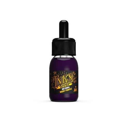 The Inks, Soul of Color by AK Interactive - Night Purple