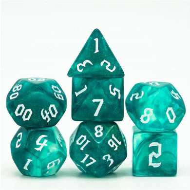 OCEAN ELEMENTAL RPG DICE SET