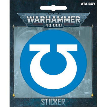 ATA Boy Stickers: Warhammer 40k Ultramarines Logo
