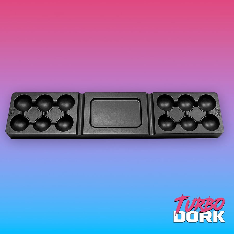 TURBO DORK: NON-STICK SILICONE DRY PALETTE: LARGE BLACK