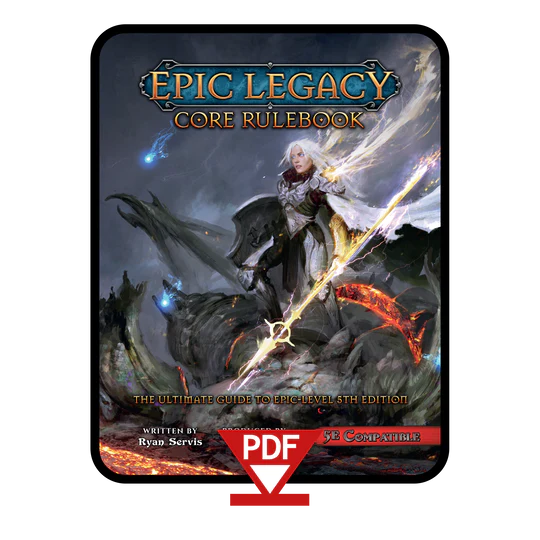 Epic Legacy Core Rulebook - HARDCOVER