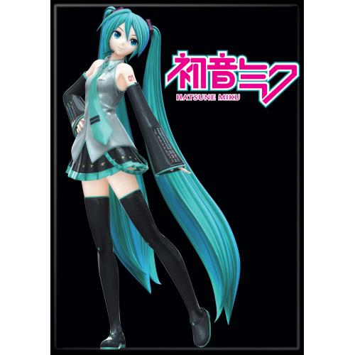 Hatsune Miku on Black Magnet