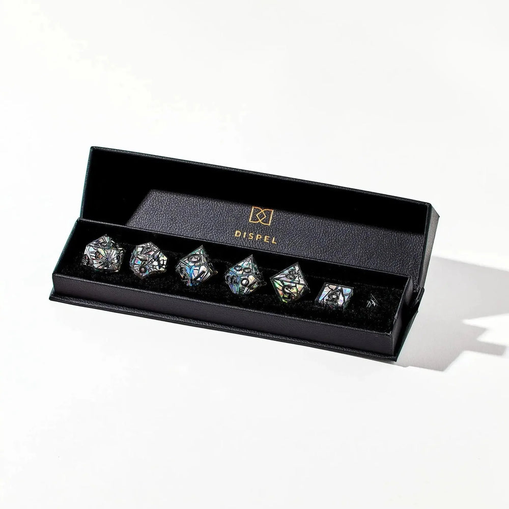 Heart of Glass 7-Piece Iconic Dice Set