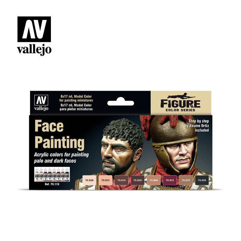 Vallejo Face Painting Set