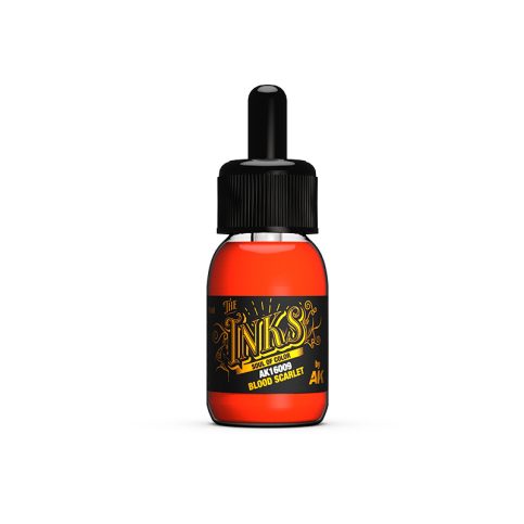 The Inks, Soul of Color by AK Interactive - Blood Scarlet