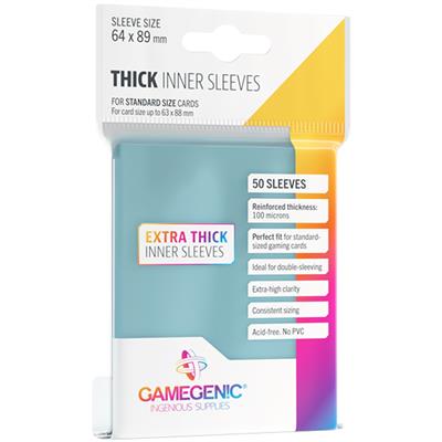 Gamegenic Board Game Sleeves: Thick Inner Sleeves