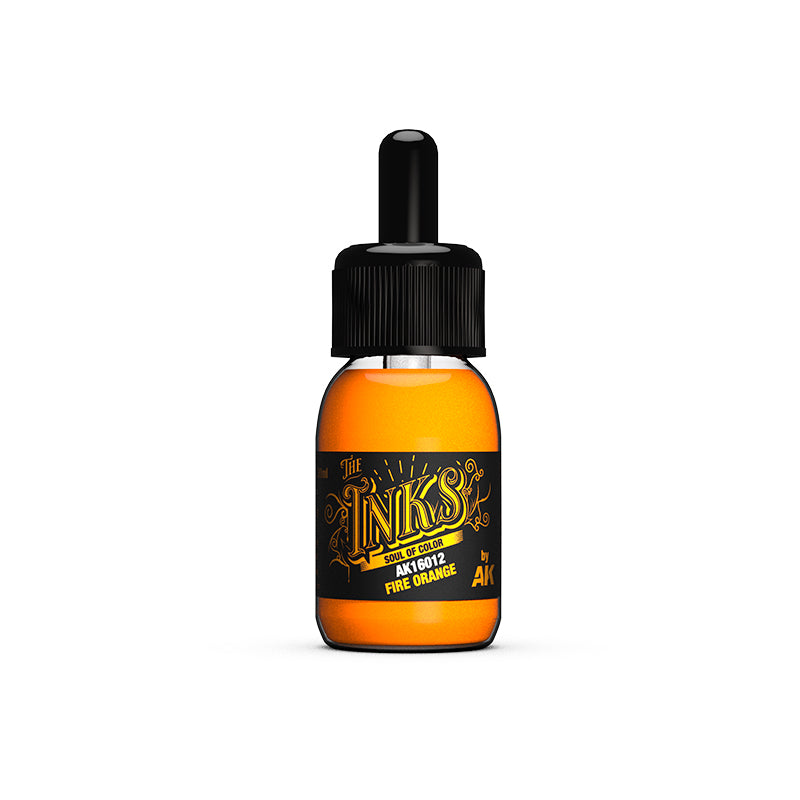 The Inks, Soul of Color by AK Interactive - Fire Orange