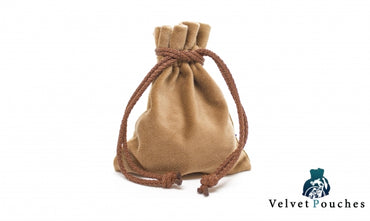 Game Accessories: Velvet and Cotton Gaming Pouch - Beige