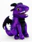 Dragon Plush Dice Bag: Purple