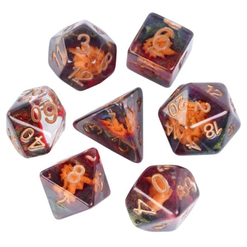 DRAGON MASK RPG DICE SET