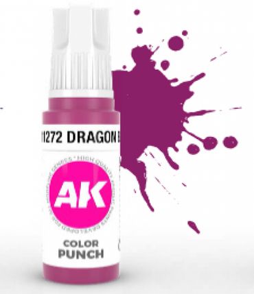 AK-Interactive: (3rd Gen) Acrylics - Color Punch Dragon Blood (17mL)