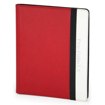 BCW SUPPLIES: PRO-FOLIO - 9-POCKET LX RED AND WHITE
