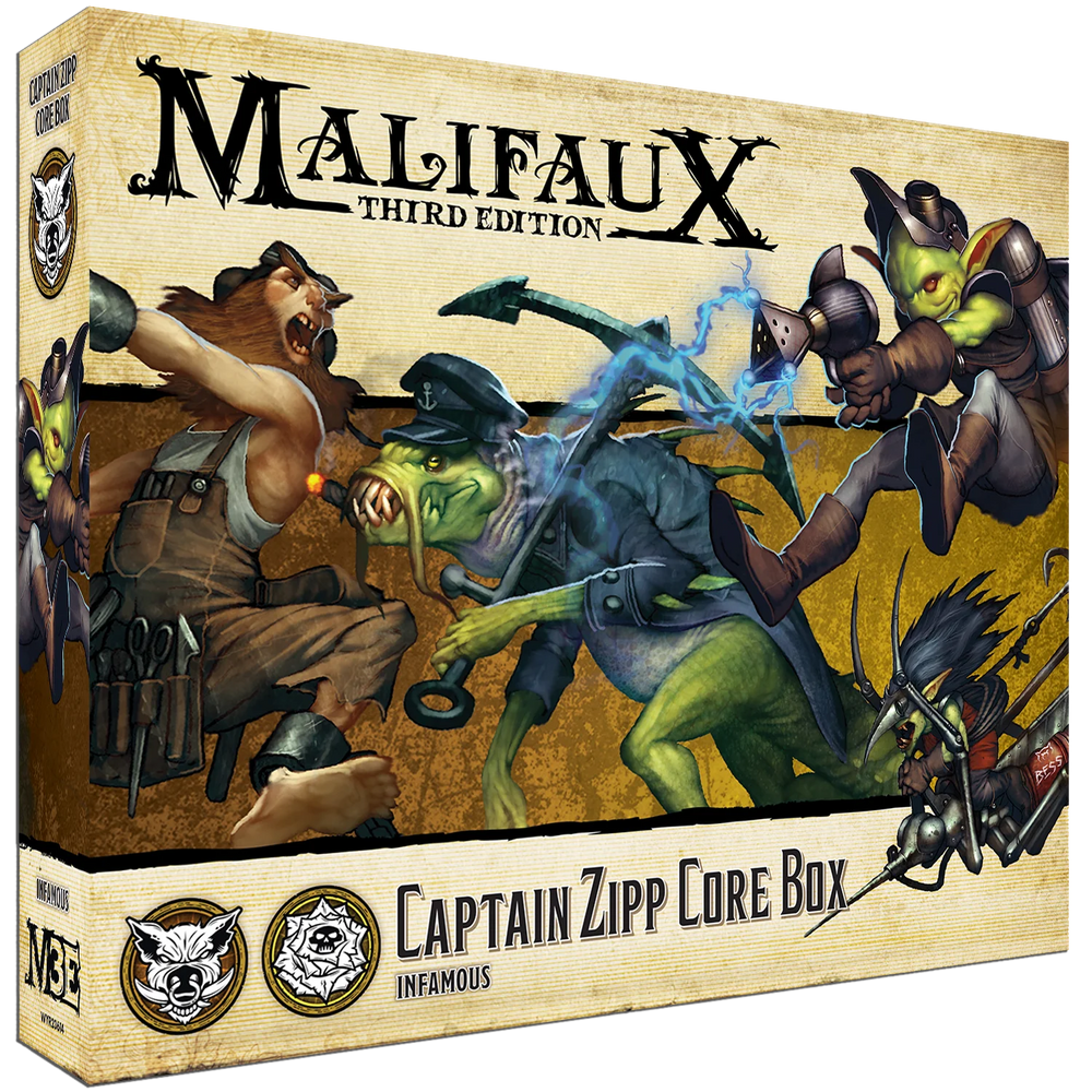 Malifaux 3rd Edition: Captain Zipp Core Box