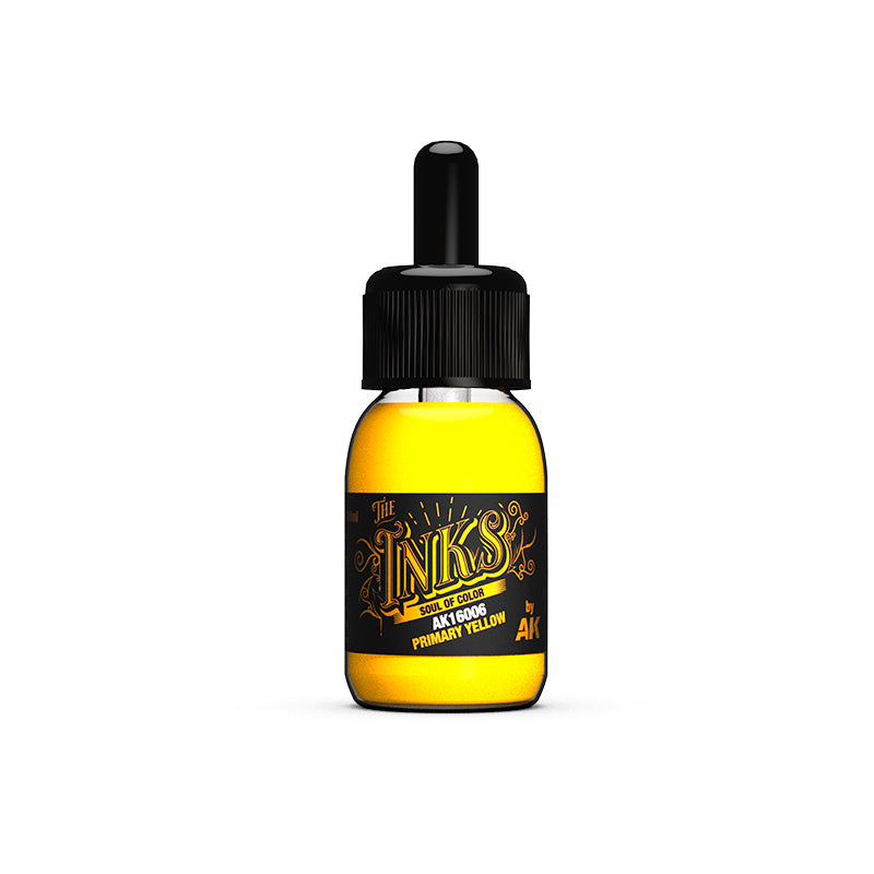 The Inks, Soul of Color by AK Interactive - Primary Yellow