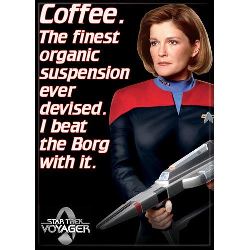 Star Trek Voyager Janeway Quote Magnet