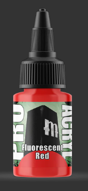 Pro Acryl: Fluorescent Red (22ml)