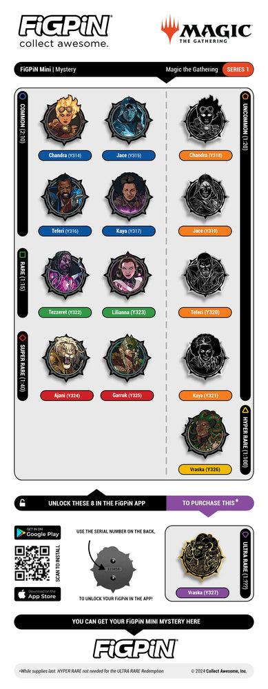 Magic the Gathering Mystery Collectible Enamel Pin Series 1
