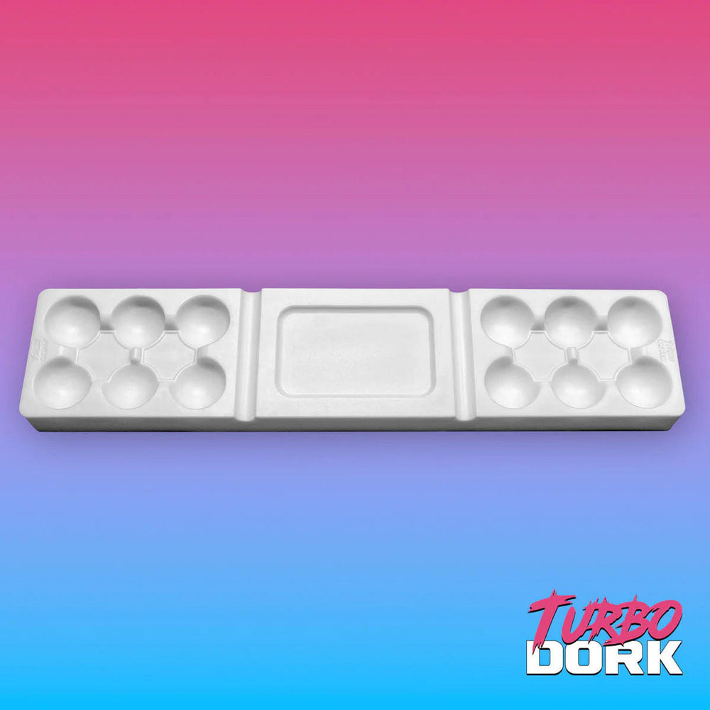 Turbo Dork Accessories: Non-stick Silicone Dry Palette (12 Well) (White)