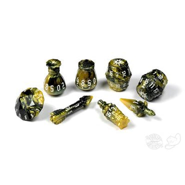 PolyHero Rogue 8 Dice Set Slick Serpent