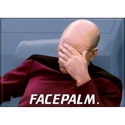 Face Palm Magnet