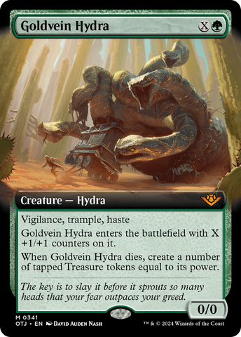 Goldvein Hydra (Extended Art) [Outlaws of Thunder Junction]