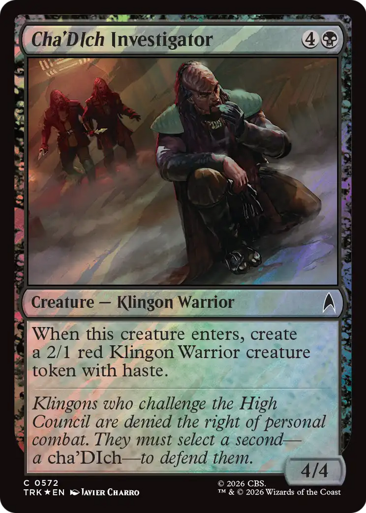 Cha'Dich Investigator (Surge Foil) [Star Trek]