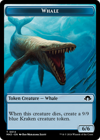 Whale // Energy Reserve Double-Sided Token [Modern Horizons 3 Tokens]