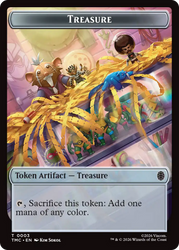 Treasure // Robot Double-Sided Token [Teenage Mutant Ninja Turtles Commander Tokens]