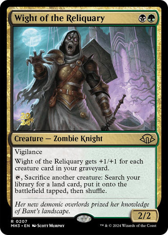 Wight of the Reliquary [Modern Horizons 3 Prerelese Promos]