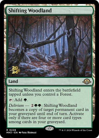 Shifting Woodland [Modern Horizons 3 Prerelese Promos]