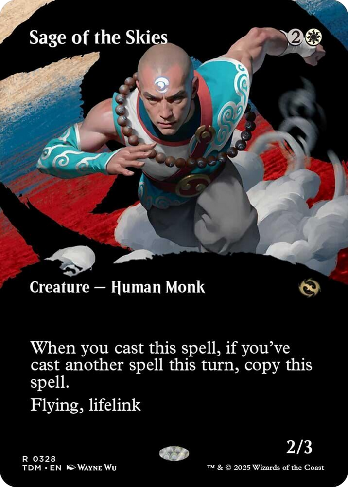 Sage of the Skies (Borderless) [Tarkir: Dragonstorm]